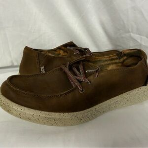 Skechers Bobs Skipper Tide Men's Brown Casual  Boat Shoes Size 11